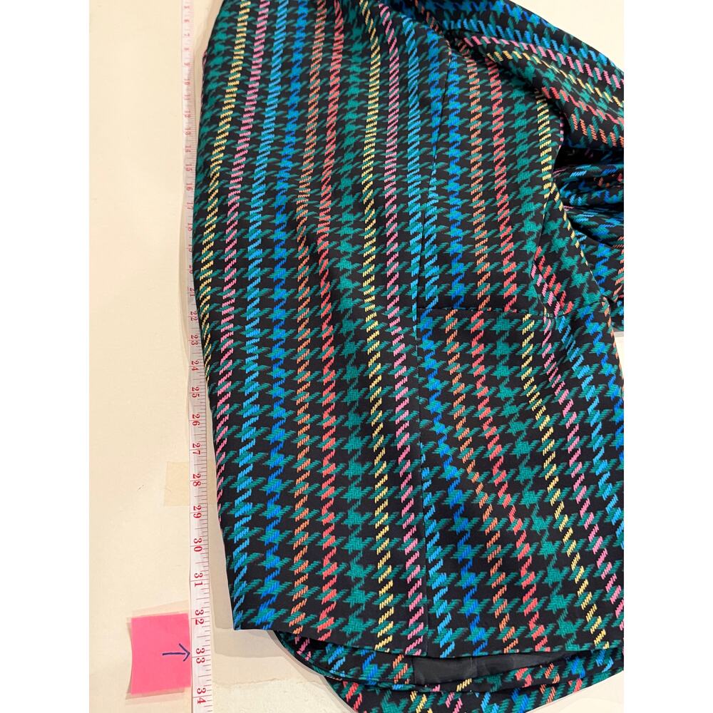 Boohoo Multicolor Houndstooth Blazer - Picture 7 of 8